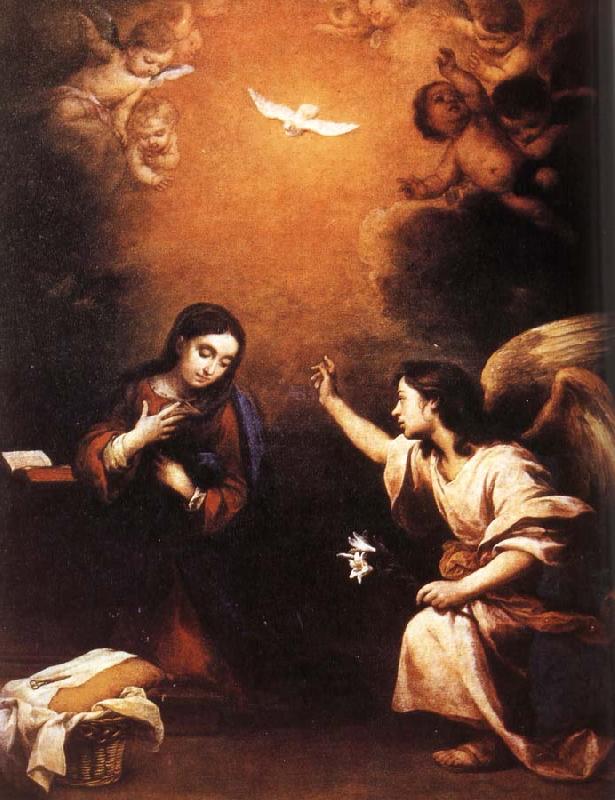 Bartolome Esteban Murillo Angel messenger